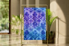 Blue And Purple Seamless Digital Paper Bundle Product Image 4