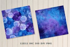 Blue And Purple Seamless Digital Paper Bundle Product Image 5