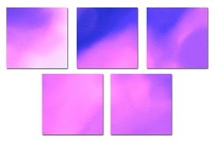 Blue Purple Watercolor 1 Digital Papers Product Image 3