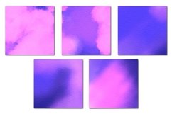 Blue Purple Watercolor 3 Digital Papers Product Image 2