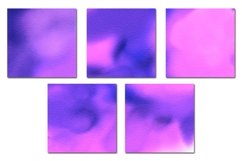Blue Purple Watercolor 3 Digital Papers Product Image 3