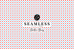 Seamless Blue &amp; Red Dots 4th Of July Digital Paper Product Image 1