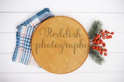4 Round wood sign mockup JPG 300 dpi, blank wood sign mockup Product Image 2