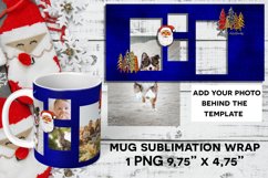 Santa Mug Wrap, Photo Mug Sublimation Product Image 2