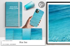 Digital Paper Blue Sea Product Image 1