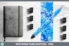 GorgeousBlue Pen Wrap design.