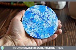 GorgeousBlue Round Coaster design.