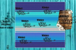 Blue Stripes 30oz Rhinestone Pattern Product Image 1