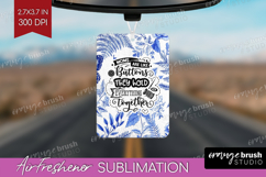 Mothers Day Quote Air Freshener PNG - Blue Toile PNG Product Image 1