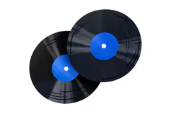 Vintage Vinyl Records Clipart. Aesthetic Retro Music Product Image 7