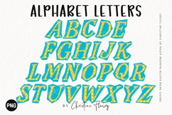 Plaid Neon Easter Ransom Alpha PNG Clipart Product Image 2