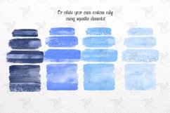 Blue Watercolor Cakes Clipart Product Image 4