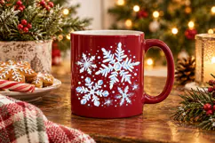 Blue Snowflake PNG, Winter Snowflakes PNG Product Image 2