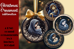 Christmas Ornament | Bible Christmas scene Product Image 1