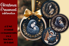 Christmas Ornament | Bible Christmas scene Product Image 1