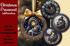 Christmas Ornament | Bible Christmas scene Product Image 1