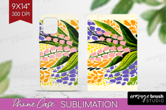 Bluebell Modern Floral Phone Case PNG Sping Flower Case PNG Product Image 1