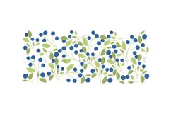 blueberries floral summer libbey beer can glass full wrap svg presized template for 16oz and 20oz glass for Cricut Silhouette and sublimation