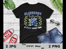 Blueberry Festival 1968 Png, A Berry Good Times Png Product Image 2