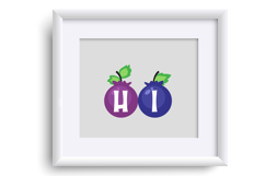 Blueberry Tart Color Font Product Image 6