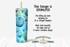 3D Christmas Ornament 20 oz Seamless Tumbler Design Product Image 2
