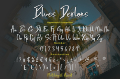 Blues Derlons a Modern Script Typeface Font Product Image 7