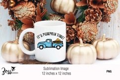 It&#039;s Pumpkin Time sublimation Design Product Image 1