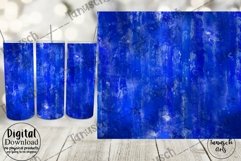 20oz Tumbler watercolor crackle BLUE Sublimation Bundle Product Image 2
