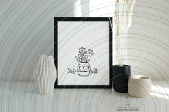 Flowers vases Cutting file SVG DXF Product Image 6