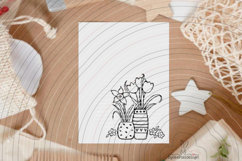 Flowers vases Cutting file SVG DXF Product Image 5