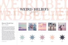 Blurred World | Display Font Product Image 5