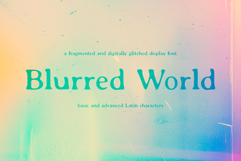Blurred World | Display Font Product Image 1