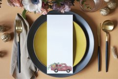 Blush and yellow rose watercolor flower pickup truck graphic Product Image 3