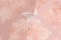Blush Foil Damask Digital Paper Product Image 3
