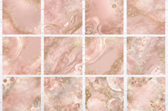 Printable Junk Journal Kit Blush Pink Gold digital paper Product Image 12