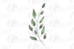 Watercolor Yellow and blush pink flowers, leaves clip art Product Image 9