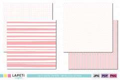Blush pink printable background pack for love themed crafts