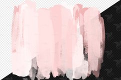 Blush Pink Watercolor Brush Strokes Clipart Product Image 2