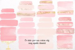 Blush Watercolor Cakes Clipart Product Image 3