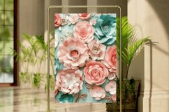 Blush Roses Flower Digital Paper Bundle Product Image 4