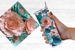 Blush Roses Flower Digital Paper Bundle Product Image 5