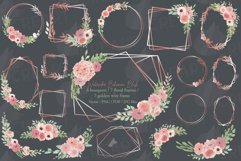 Blush pink wedding templates, flowers invitation bouquets. Product Image 2