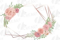 Blush pink wedding templates, flowers invitation bouquets. Product Image 14