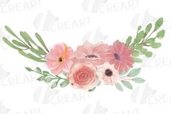 Blush pink wedding templates, flowers invitation bouquets. Product Image 13