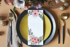 Blush rose and floral geo golden wedding frames graphic art. Product Image 5