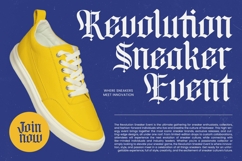 Bluster Elation - Stylish Blackletter Font Product Image 3