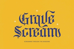 Bluster Elation - Stylish Blackletter Font Product Image 11