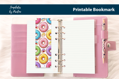 Donut Bookmarks for Students Printable, Cute School Bookmark Product Image 3