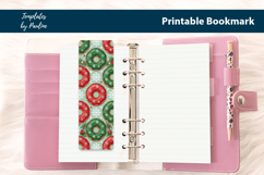 Donut Christmas Bookmark Printable Print and Cut Product Image 3