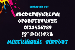Blaze Marker | 3D Break Layered Graffiti Webfont for Urban Product Image 2